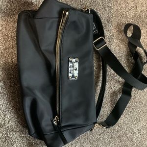 Black nylon Kate spade purse. Medium size